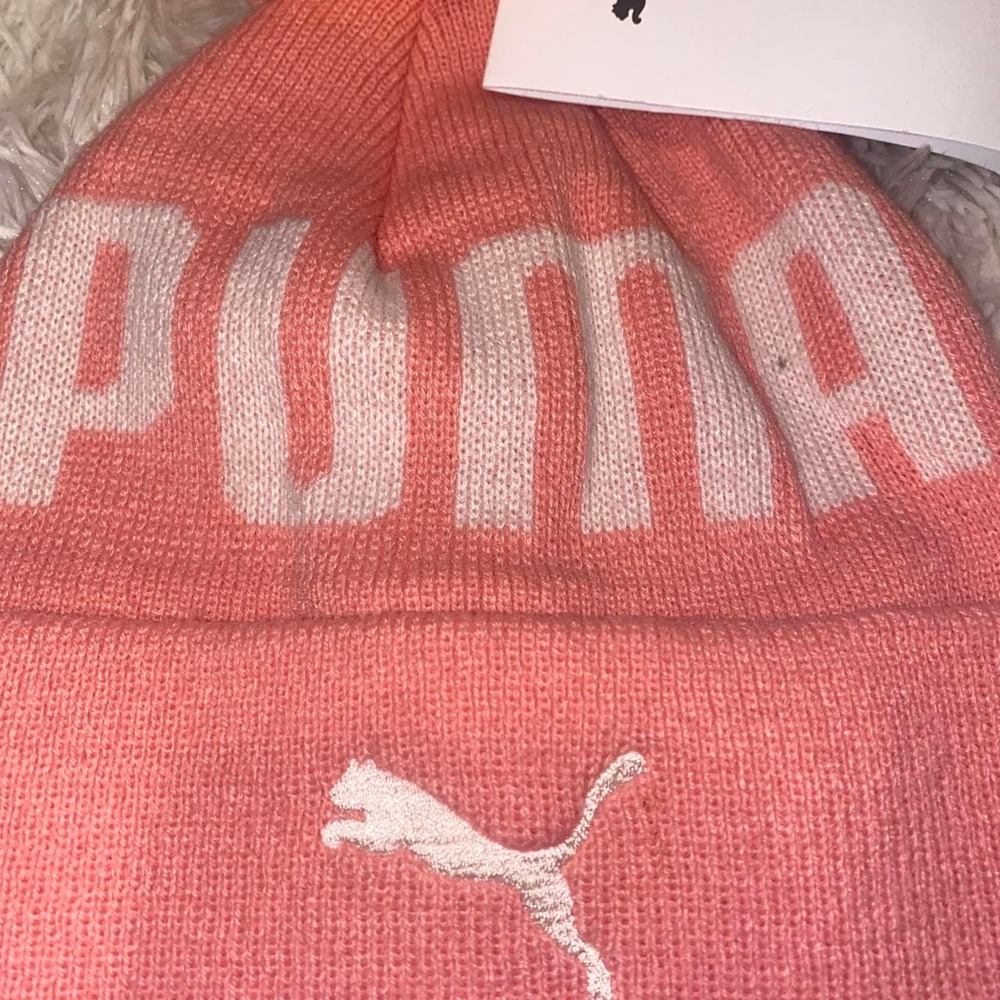 Pink Puma Beanie - Picture 3 of 3